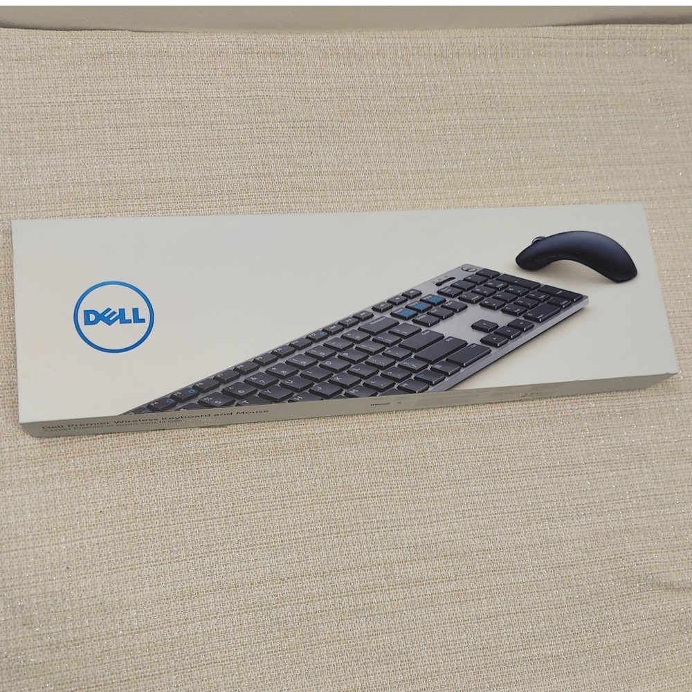 Dell Premier‎ Wireless Keyboard and Mouse KM717 1G1MG Bluetooth Gray